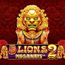 Official Slots logo: 5 Lions Megaways 2 by Pragmatic Play at Casoola Casino