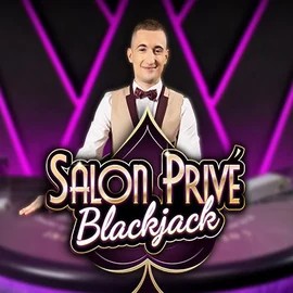 Blackjack Salon Privé online game logo by Ezugi on casoolaa.de