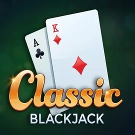 Classic Blackjack slot logo by Red Tiger Gaming at Casoola Casino