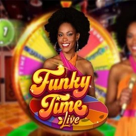 Official Live Casino logo: Funky Time by Evolution at Casoola Casino