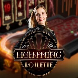 Lightning Roulette logo – Live Casino by Evolution at Casoola Casino