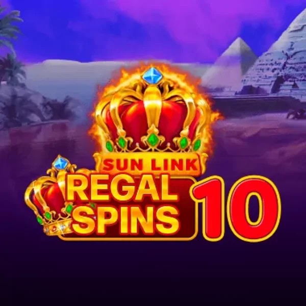 Regal Spins 10 slot logo by PatePlay at Casoola Casino